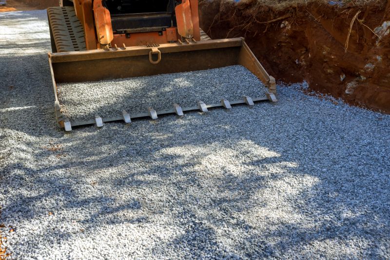 Gravel Leveling Site Preparation