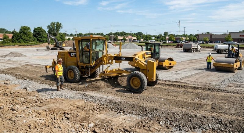 Parking Lot Gravel Repair in Cumming, GA